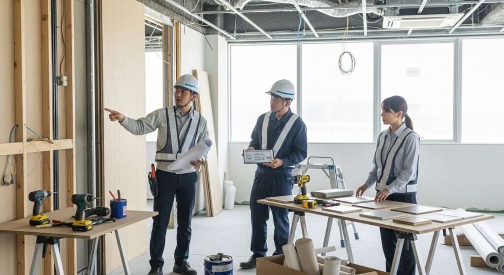 内装デザイン 施工で差が出る｜品質を支える現場管理の視点